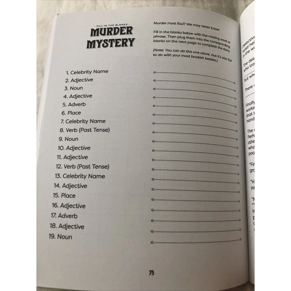 Once Upon A Time A Literacy Activity Book For Adults